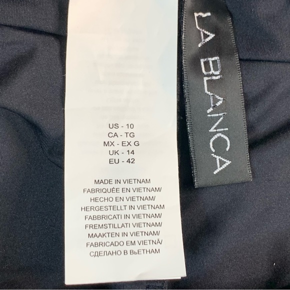 LA BLANCA Island Hipster Bikini Bottom in Black - Picture 4 of 6